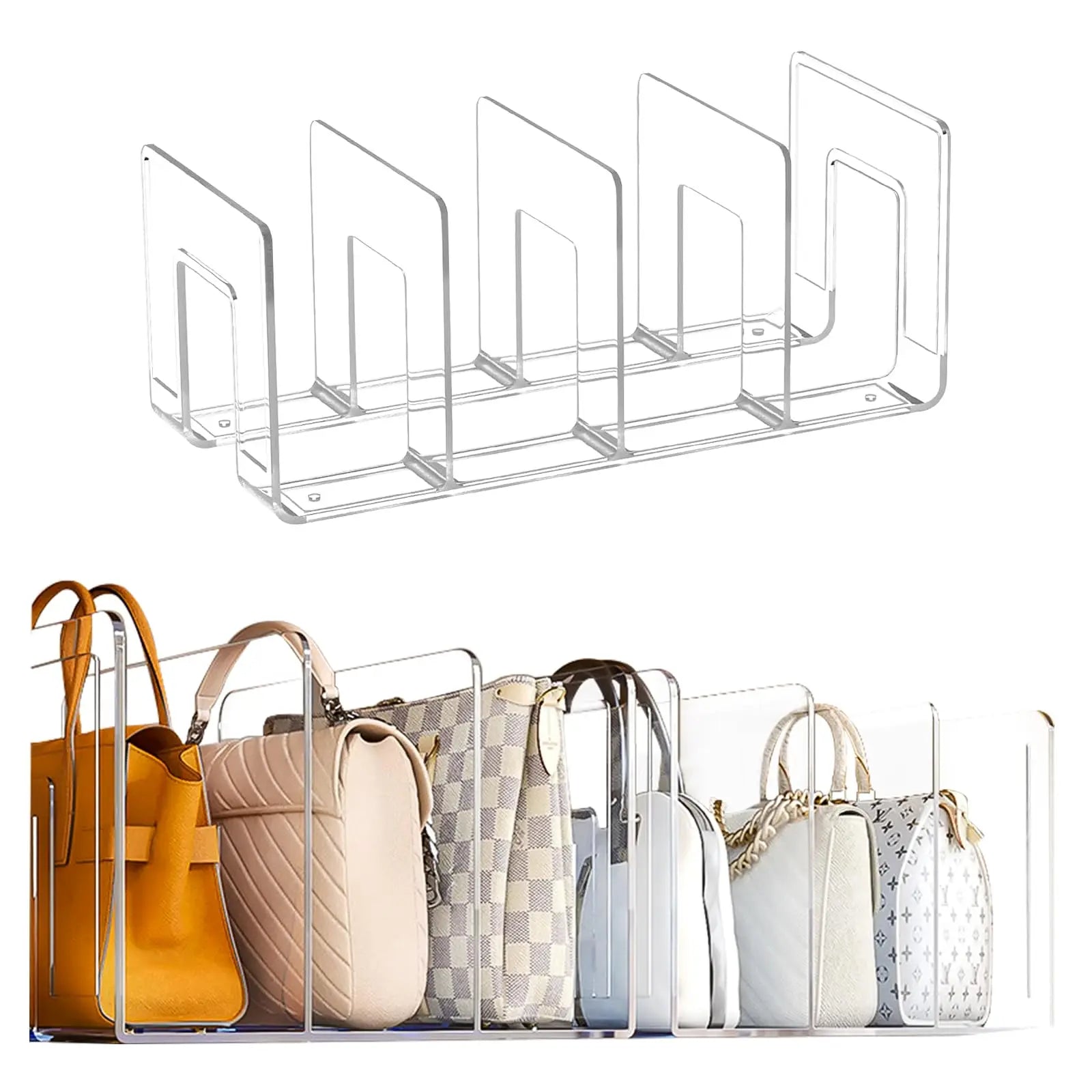 Clear Purse Organizer Stand